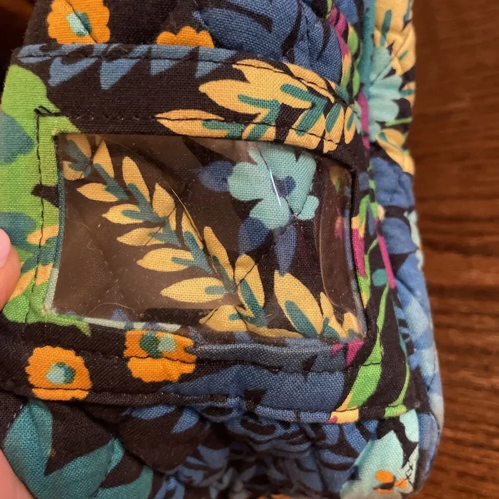 Vera Bradley  plastic lined Lunch Bag  Midnight Blues Pattern (Retired)